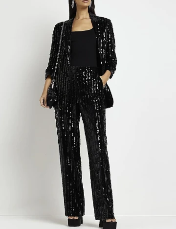 Pantaloni River Island, negru