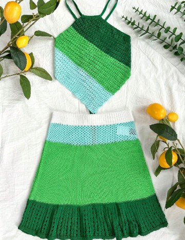 
						Compleu De Plaja SHEIN, mix culori