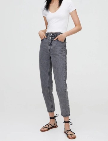 Blugi Pull&Bear, gri