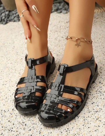 
						Sandale SHEIN, negru