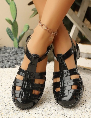 Sandale SHEIN, negru