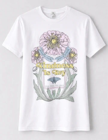 Tricou River Island, alb