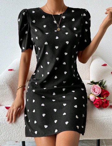 
						Rochie scurta SHEIN, alb/negru