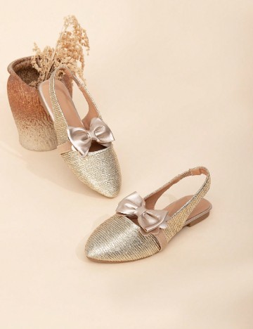 
						Pantofi Shein Kids, auriu