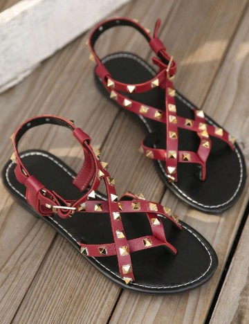 Sandale SHEIN, rosu