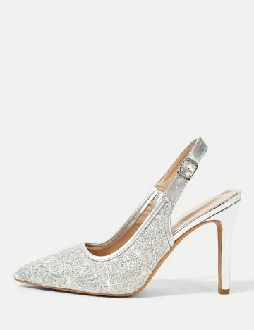 Pantofi Cuccoo, argintiu