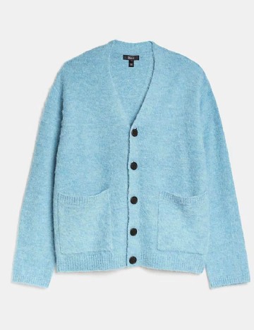 Cardigan Oversize River Island, albastru