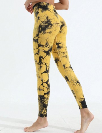 Colanti SHEIN, galben/negru