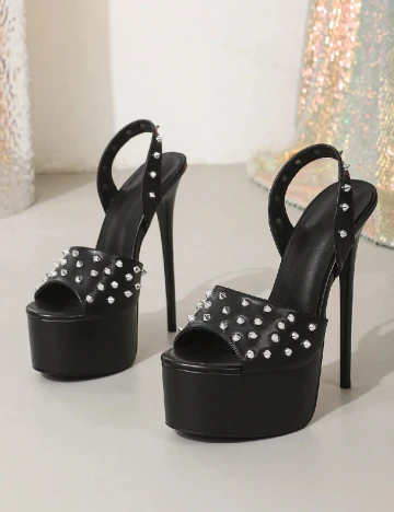 Sandale SHEIN, negru