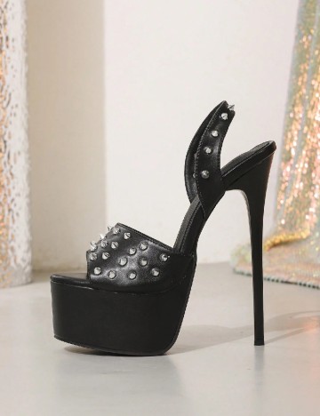 Sandale SHEIN, negru