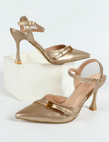 Pantofi Cuccoo, auriu