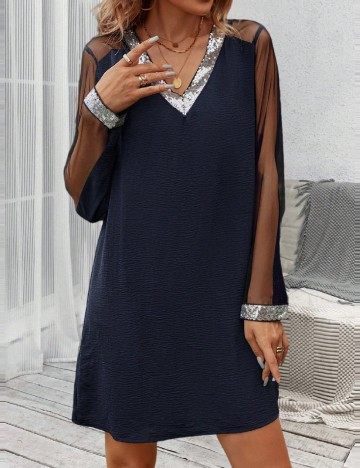 
						Rochie scurta SHEIN, bleumarin
