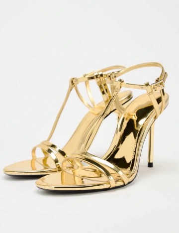 
						Sandale SHEIN, auriu