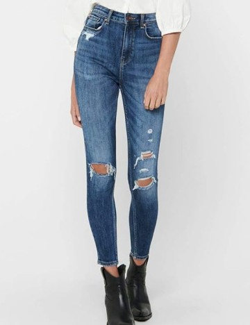 
						Blugi Only, albastru