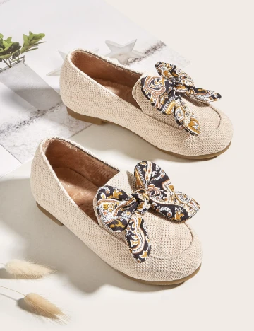 Mocasini Shein Kids, bej