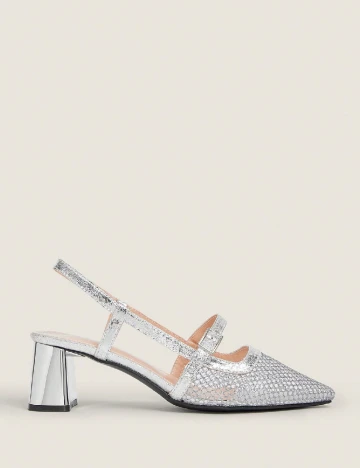 Pantofi SHEIN, argintiu