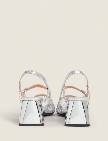 Pantofi SHEIN, argintiu