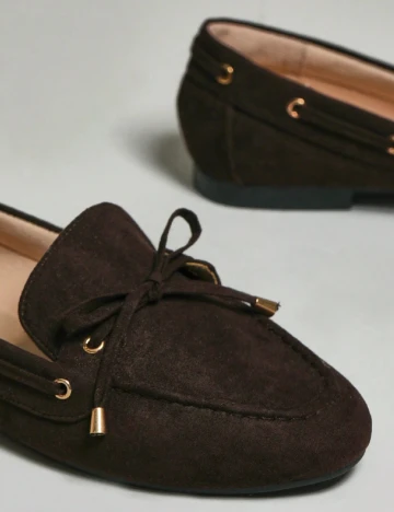 Mocasini SHEIN, maro