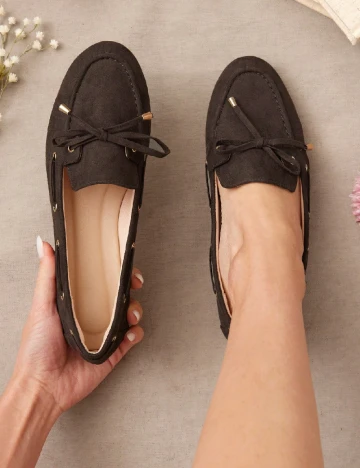 Mocasini SHEIN, maro