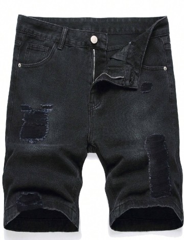 
						Pantaloni scurti SHEIN, negru