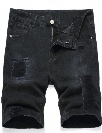 Pantaloni scurti SHEIN, negru