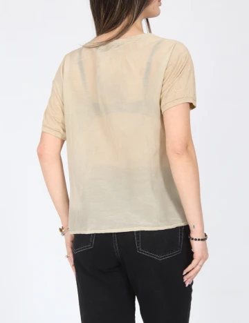 Tricou Zara, crem
