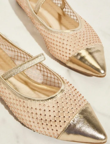 Balerini SHEIN, auriu