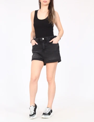 Pantaloni scurti River Island, negru