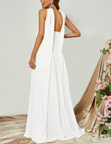 Rochie lunga Faeriesty, alb