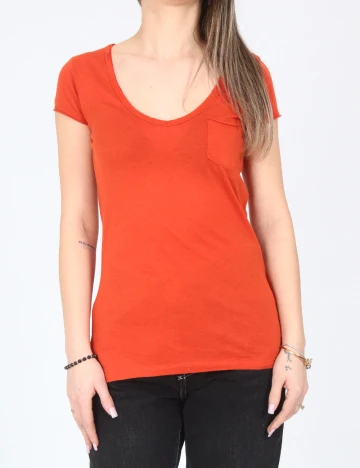 Tricou Zara, portocaliu