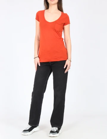 Tricou Zara, portocaliu