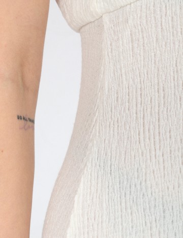 Salopeta Bershka, alb