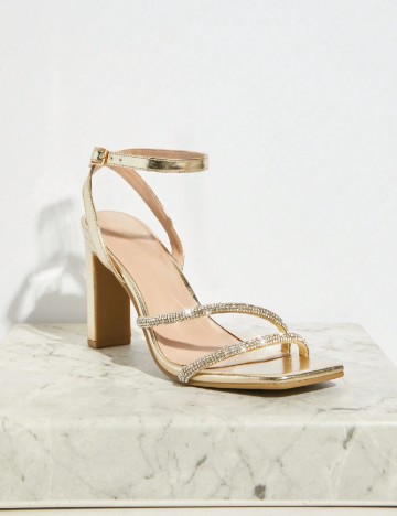 Sandale SHEIN, auriu