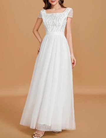 
						Rochie lunga SHEIN, alb