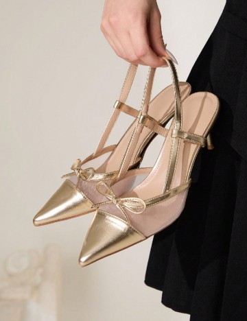 Pantofi SHEIN, auriu