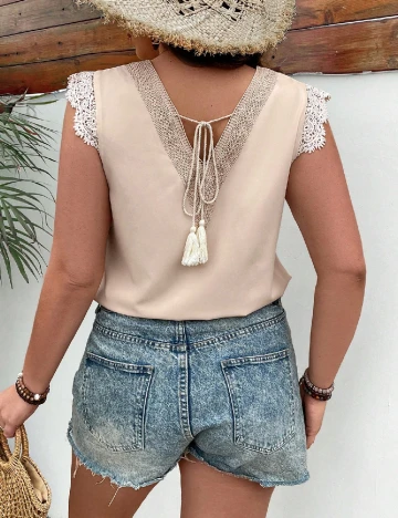 Bluza SHEIN CURVE, crem