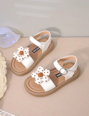 Sandale Shein Kids, alb