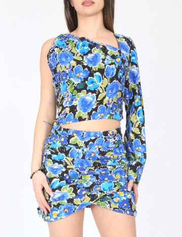 
						Fusta Zara, albastru