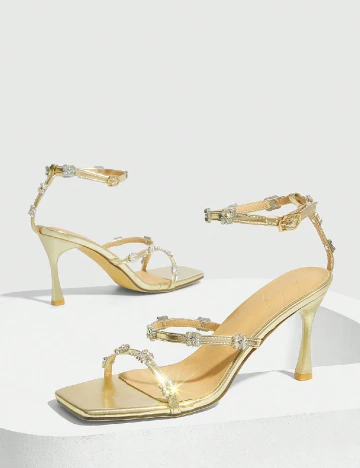 Sandale SHEIN, auriu