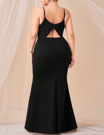 Rochie lunga SHEIN CURVE, negru