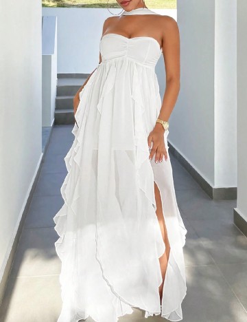 
						Rochie lunga SHEIN, alb