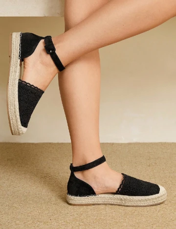 Espadrile SHEIN, negru