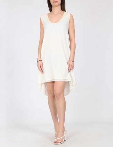 Rochie scurta Zara, ecru