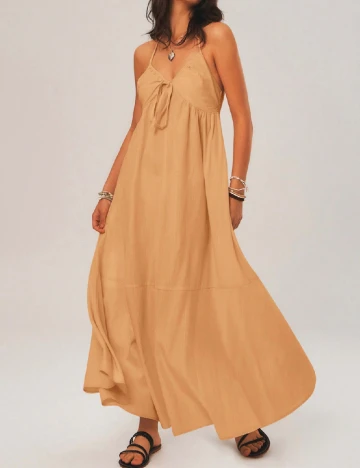 Rochie lunga SHEIN, portocaliu