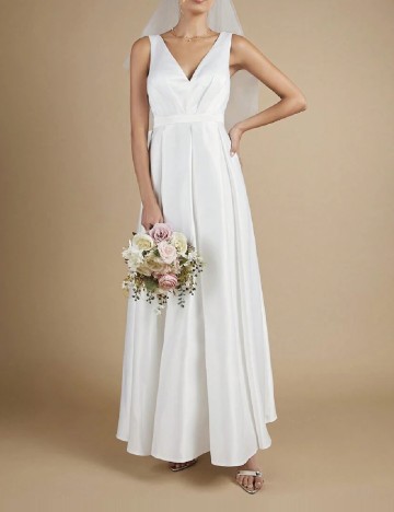 
						Rochie lunga SHEIN, alb