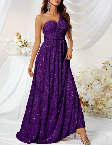 
						Rochie lunga Giffniseti, mov