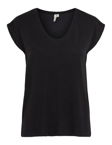 Tricou Pieces, negru, M