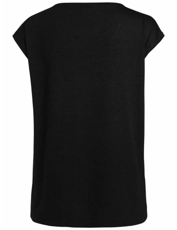 Tricou Pieces, negru, M