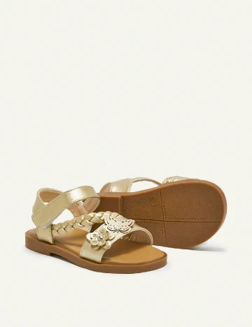 Sandale Cozy Pixies, auriu