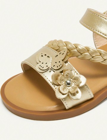 Sandale Cozy Pixies, auriu